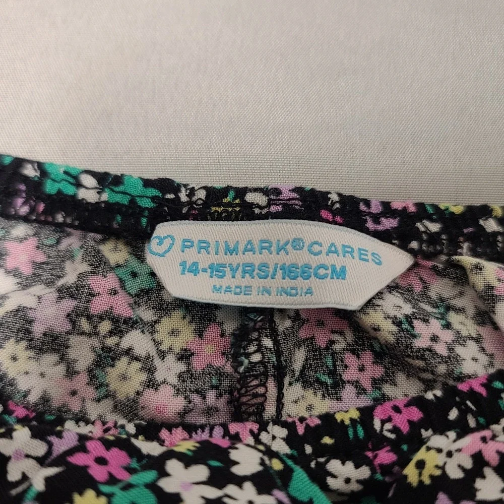 Primark Cares Floral Skater Dress Girls 14-15Y Cottagecore Boho Summer‎